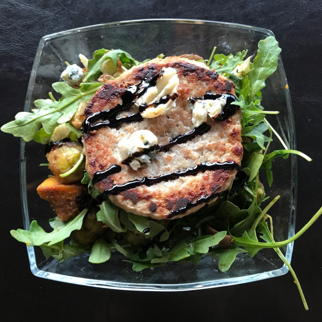 Almost-Fall Turkey Burger Salad | Jessica Cording Nutrition