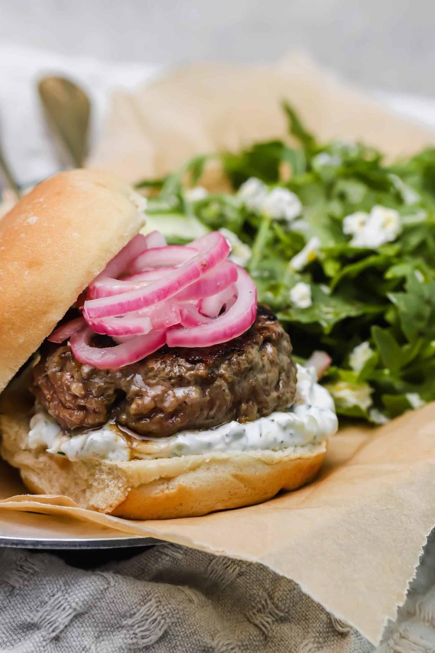 The Best Lamb Burger - Well Seasoned Studio