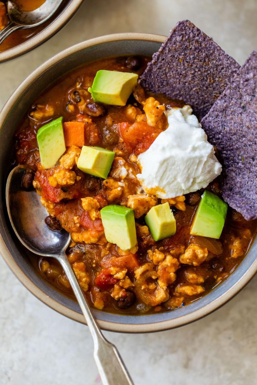 Hearty Turkey Pumpkin Chili with Black Beans « Clean & Delicious